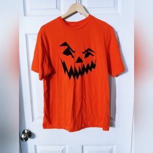 Halloween Pumpkin Tee Shirt Sz L